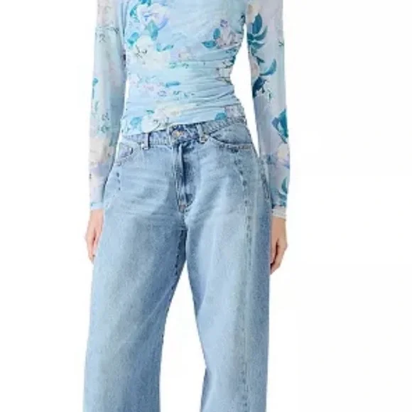 Steve Madden Zinia Knit Square Neck Top - Picture 2 of 3